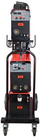 Сварочный полуавтомат INMIG 500T DW SYN + Подающий механизм DRIVE INMIG DW SYN + Шланг-пакет 5 м + Горелка FB 500 3 м + Блок жидкостного охлаждения + Тележка в Москве фото