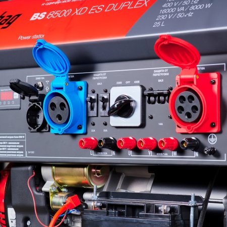 Бензиновый генератор FUBAG BS 8500 XD ES DUPLEX для одно и трехфазного режимов работы в Москве фото