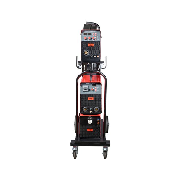 FUBAG Cварочный полуавтомат INMIG 500T DW SYN + Подающий механизм DRIVE INMIG DW SYN +Шланг-пакет 5 метров 70мм2 14 pol с жидкостным охлаждением для INMIG 500T DW SYN + Горелка FB 500 3m + Блок жидкостного охлаждения Cool 70 + Тележка для аппаратов в Москве фото