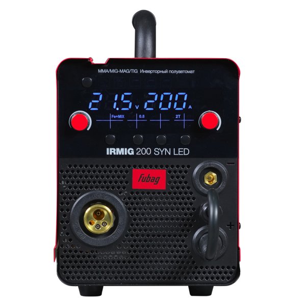 Полуавтомат сварочный инверторный FUBAG IRMIG 200 SYN LED + Маска сварщика Хамелеон FUBAG IR 4-13G M в ПОДАРОК в Москве фото
