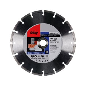 Алмазный отрезной диск FUBAG Universal Pro D230 мм/ 22.2 мм в #REGION_NAME_DECLINE_PP# фото