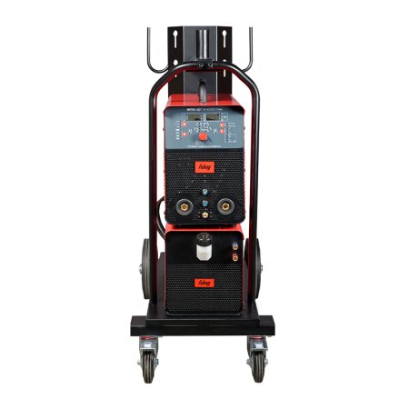 Аппарат сварочный инверторный аргонодуговой FUBAG INTIG 400 T W AC/DC PULSE + горелка FB TIG 18 5P 4m + модуль охлаждения + тележка в Москве фото